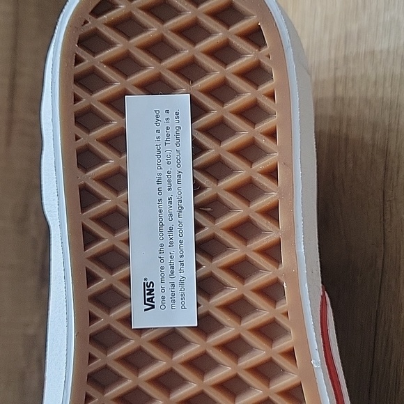 Van's SK8-Hi Flame in the box no lid authentic uper textile and leather. - Picture 10 of 16